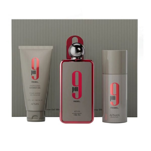 GIFT SET 9 PM REBEL EDP - Afnan - Unisex