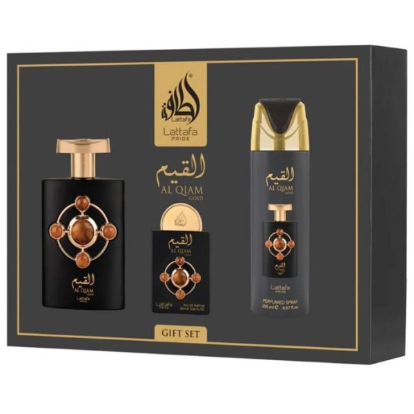 GIFT SET AL QIAM GOLD EDP - Lattafa - Unisex