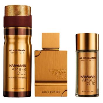GIFT SET AMBER GOLD GIFT SET AMBER OUD GOLD EDITION EDP - Al Haramain - Unisex
