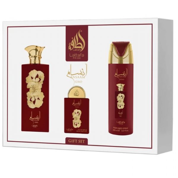 GIFT SET ANSAAM GOLD EDP - Lattafa- Mujer