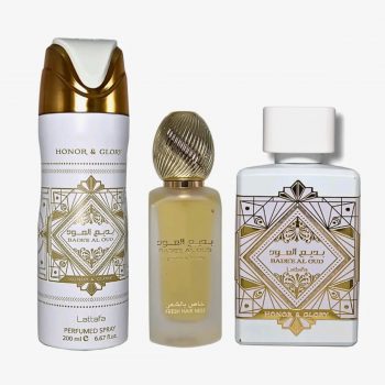 GIFT SET BADE'E AL OUD HONOR & GLORY EDP - Lattafa - Unisex