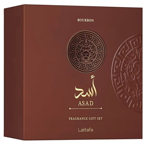 GIFT ASAD BOURBON GIFT SET ASAD BOURBON EDP - Lattafa - Hombre