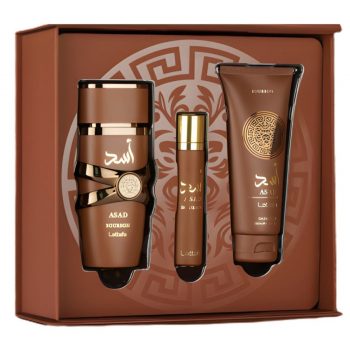 GIFT ASAD BOURBON1 GIFT SET ASAD BOURBON EDP - Lattafa - Hombre